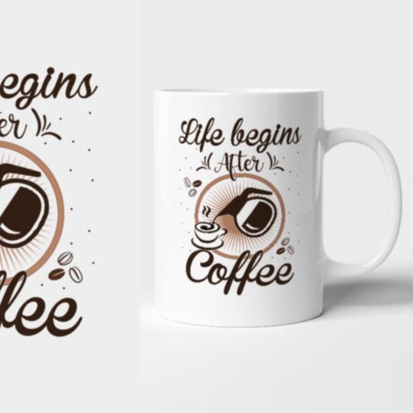 COFFEE MUG l PERSONALIZED COFFEE QUOTATION MUG - COFFEE MUG | 12 oz l CUP l GIFT - Picture 1 of 1